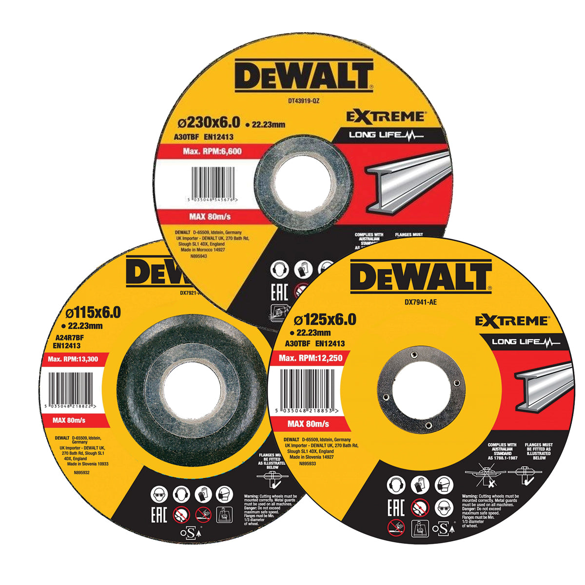 Disco abrasivi Extreme taglio SBAVO METALLO - DEPRESSO - DeWALT Disco abrasivi Extreme taglio SBAVO METALLO - DEPRESSO - DeWALT